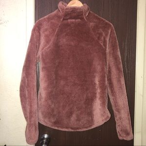 long sleeve fleece turtleneck